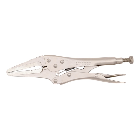 Locking pliers with long jaws riveted REDSTRIPE - 1