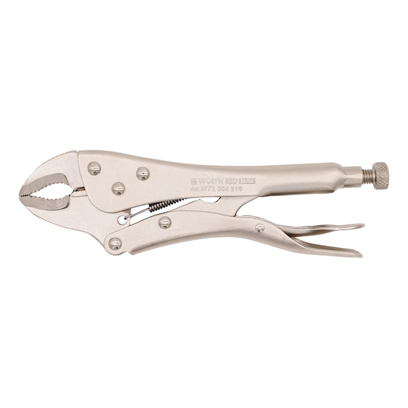 Locking Pliers riveted with half-round jaws REDSTRIPE - 1