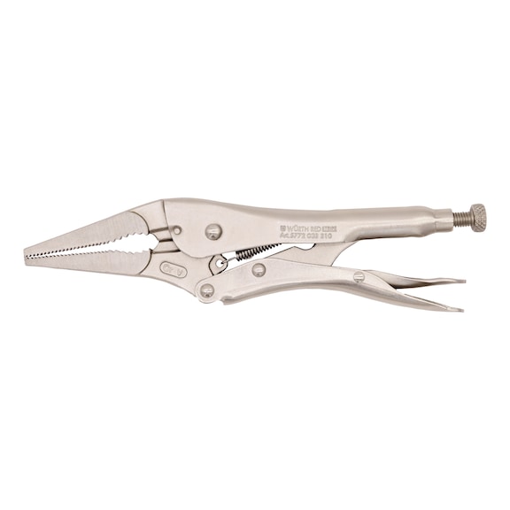 Locking pliers with long jaws welded REDSTRIPE - 1