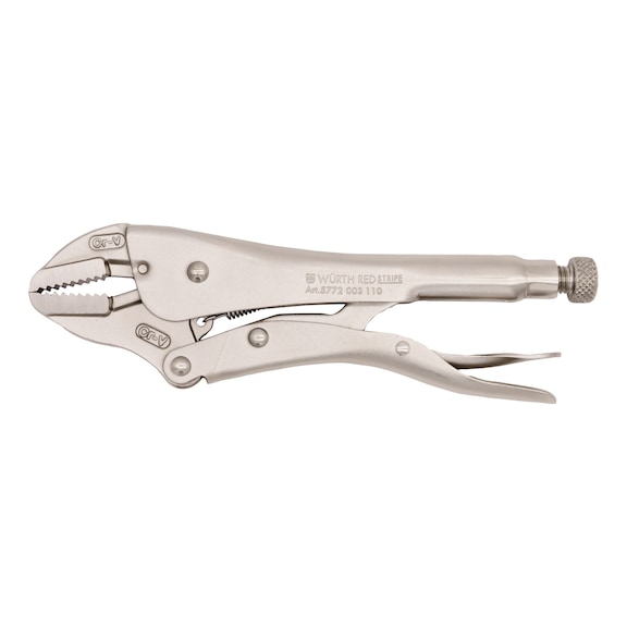 Locking Pliers welded with straight jaws REDSTRIPE - 1