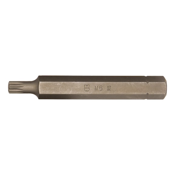 Drive Bit 10mm triple square bit REDSTRIPE - BIT-XZN-M6-10-L75MM