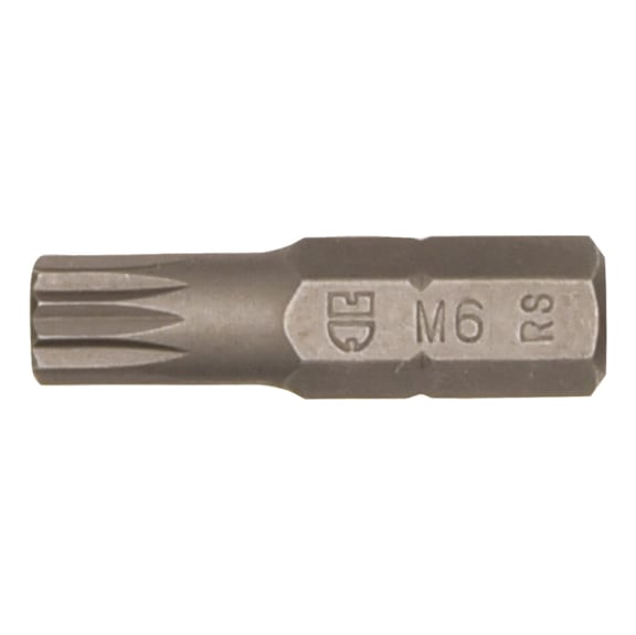 Drive Bit C 6.3 triple square bit (1/4 inch) REDSTRIPE - BIT-XZN-M5-1/4IN-L25MM