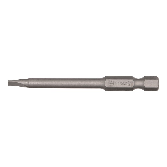 Drive Bit E 6.3 slotted bit (1/4 inch) REDSTRIPE