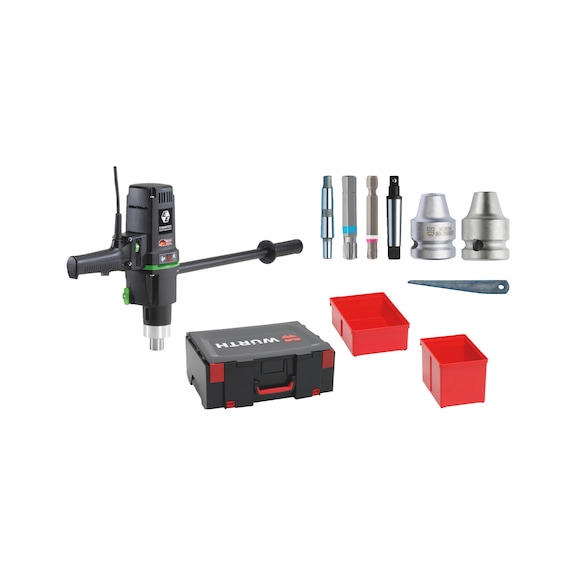 Manual screw driller EHB 32 wood cons. set 19 pcs - MACH-HND-EL-(EHB32/2.2R-R/L)-SET-19PCS