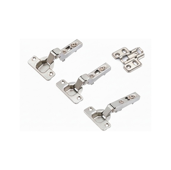 Soft-close Clip-on hinge Hinges with damping system for soft closing.