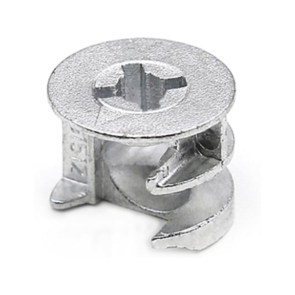 Herraje de uni&oacute;n exc&eacute;ntrica con brida - CONECTOR EXC&Eacute;NTRICO ZAMAK D:15MM