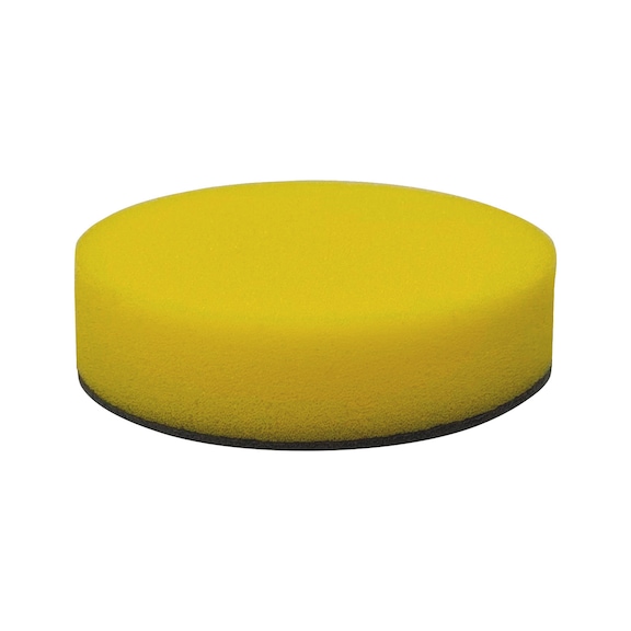 Universal polishing pad - POLPAD-WAXING-SPONGE-YELLOW-4IN