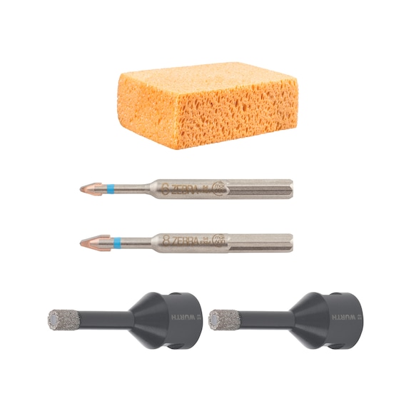 Lot per&ccedil;age et fa&iuml;ence