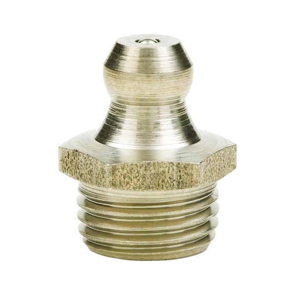 DIN 71412 steel zinc-plated yellow shape A, H1 - NPL-DIN71412-H1-(A2C)-M10X1