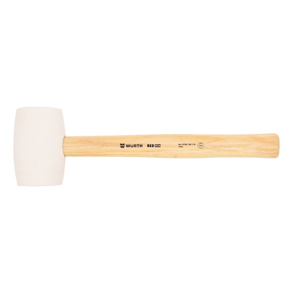 Rubber Hammer with Ash Handle REDSTRIPE