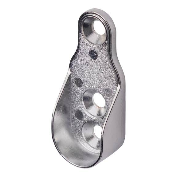 Cupboard rail support, oval - WDROBRLSPRT-ZD-OVAL-(CR)