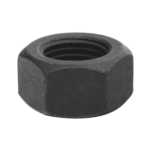 DIN 934 steel 10 zinc flake black ZFBHL fine thread - NUT-HEX-DIN934-I10I-WS24-(ZFBHL)-M16X1,5