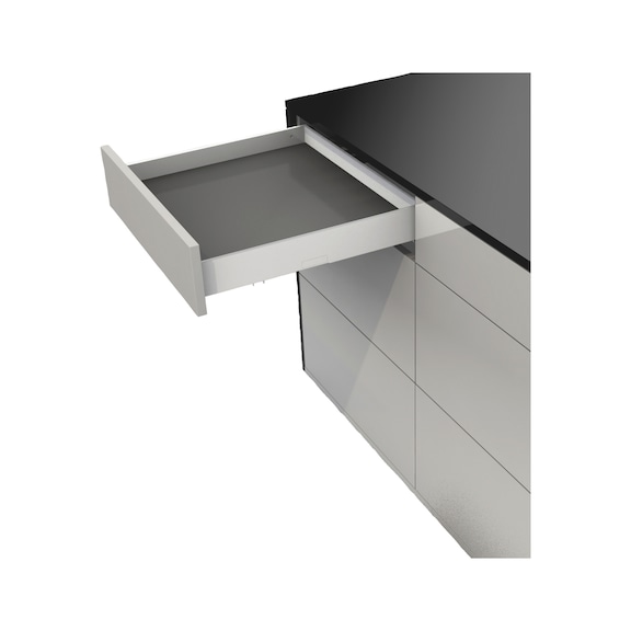 VIONARO V8 Schubkasten H72 Komplett-Set - ZARGSYS-VION-SET-V8-ICE-H72-40KG-NL450