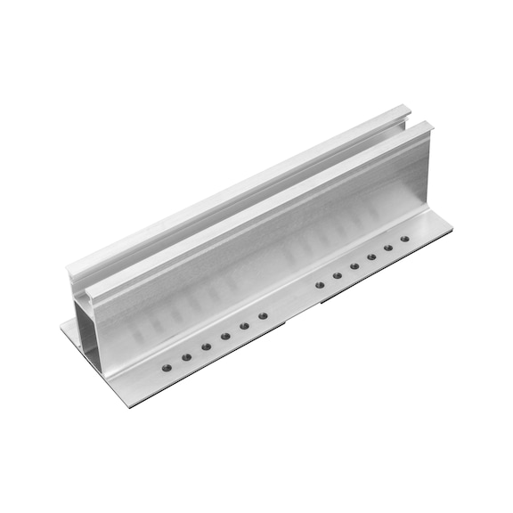 Trapezblechschiene PLUS mit EPDM Dichtung - BLSHN-SOL-ALU-PLUS-TRAPEZ-250MM-H70MM