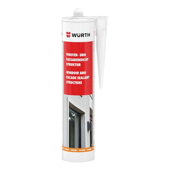 Fenster- und Fassadendicht Struktur - FASADI-STRUKTUR-WEISS-310ML