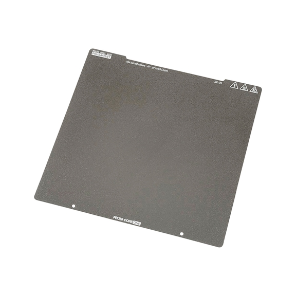 Druckplattform Strukturiertes pulverbeschichtetes Stahlblech f&uuml;r Prusa CORE One L - 1