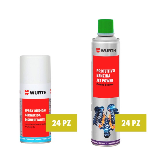 Kit germicida e protettivo benzina JET POWER