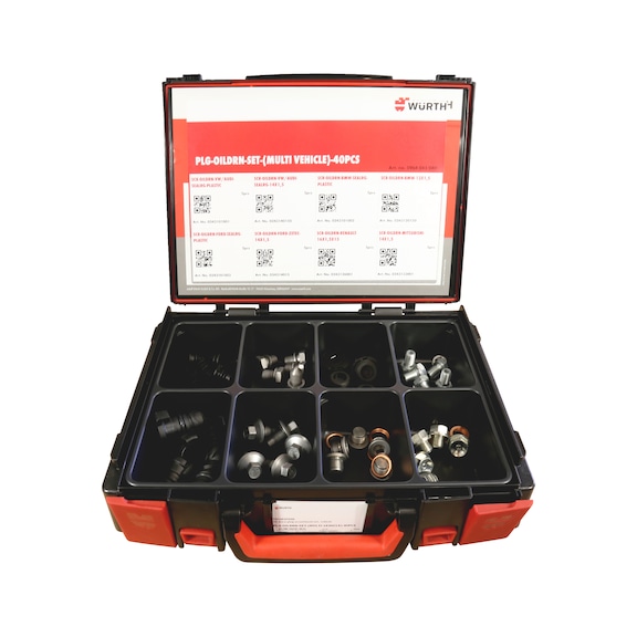 Oil drain plug assortment set 40 pcs - 1