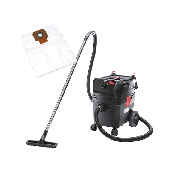 ISS 30-L industrial wet and dry vacuum cleaner With non-woven filter bag, 11 pieces - WET/DRY VAC.CLEANER ISS30L+10 FLEECE BAG