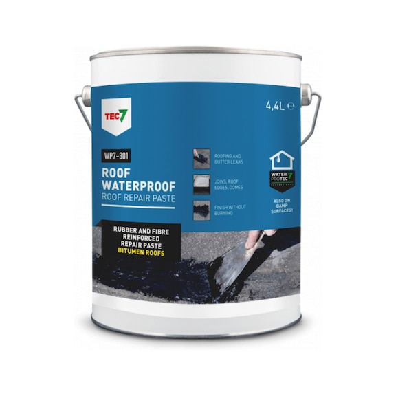 WP7-301 Roofing Waterproof - BITUSEAL-ROOF-REPAIR-PASTE-4.4LTR