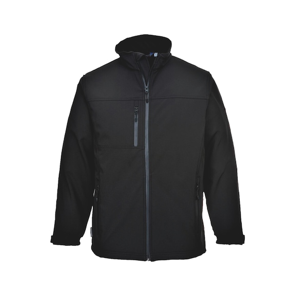 Softshell jacket Portwest TK50 - SFTSHLLJAC-PRTWST-TK50-GUELT-BK-XL-SPC