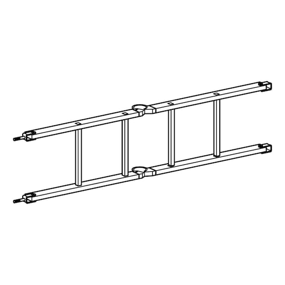 Pi&egrave;ces d&eacute;tach&eacute;es pour &eacute;chafaudages roulants - PD-ECHAF 1.58M-CADRE HORIZONT-7089421