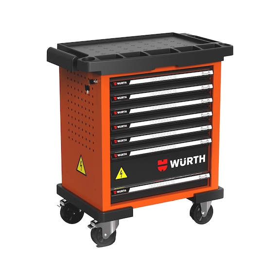 Tool trolley electromobility equipped 118pcs - WRKSHPTRLY-ELECTROMOBILITY-118PCS