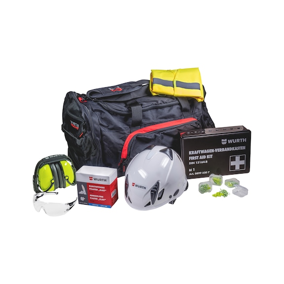 Kit de base EPI dans sac de sport Kit 11 pi&egrave;ces