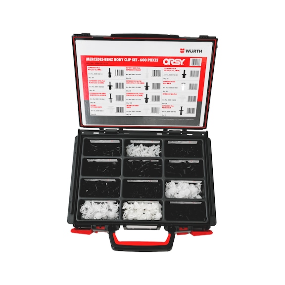 Mercedes Benz body clip set 600 pieces