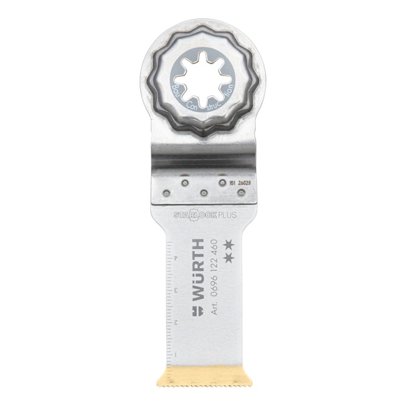 Starlock Plus S&auml;geblatt Einzelzahn LONGLIFE mit TiN-Beschichtung - SAEBLA-MULTISHND-STARLOCK-PLUS-28X60MM