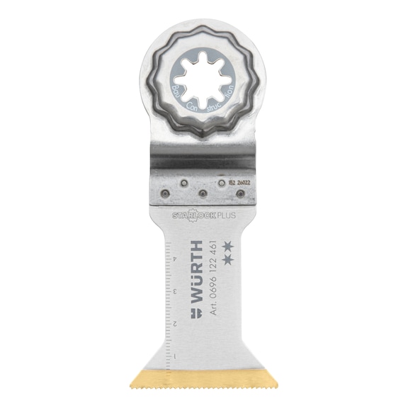 Lama starlock Plus dentatura singola TiN - SAWBLDE-MULTICTR-STARLOCK-PLUS-44X60MM