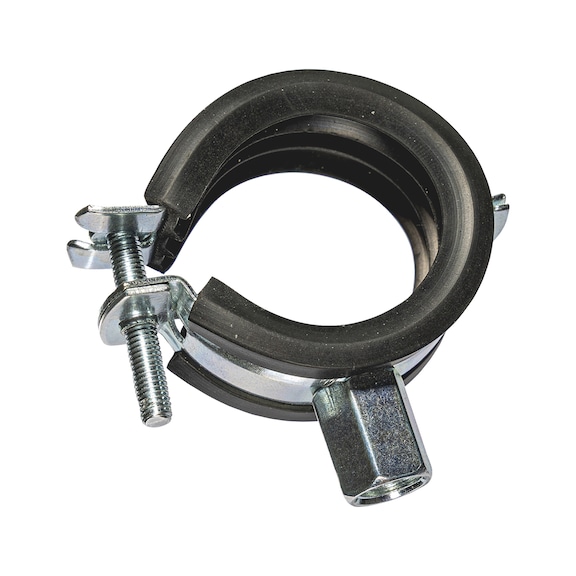 Gelenkrohrschelle mit Gewindemutter M8/M10