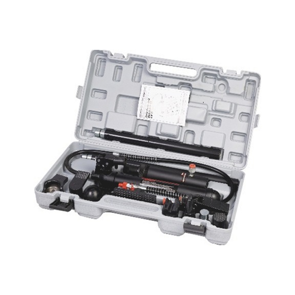 Bodywork hydraulic jack set 16 pcs - BDYWRKSRTL-SET-10T-16PCS