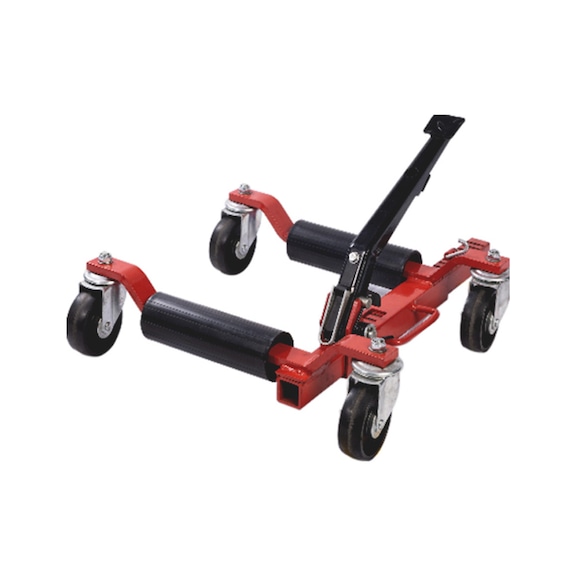 Hydraulic vehicle positioning jack - POSTNJACK-(WHEELTROLLEYJACK)-1250LB