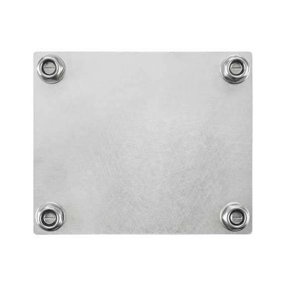 Straight skirting board connector for W&uuml;rth railing system/edge protection system - AY-BASEBOARD-CON-EDGPROTSYS-G725