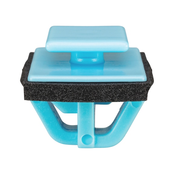 Interior trim clip with special design - INTRMCLIP-POM-BLUE-15,2MMX20MM