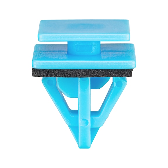Clamps and clips for trims - TRMSTPL-PLA-POM-BLUE-11X13MM