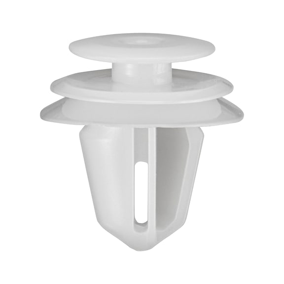 Interior trim clip, closed - INTRMCLIP--POM-WITHE-DM-18,05MM