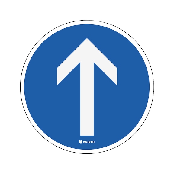 Bodenschild - Richtungshinweis - GEBOTSHLD-RICHTUNGSHINWEIS-45CM