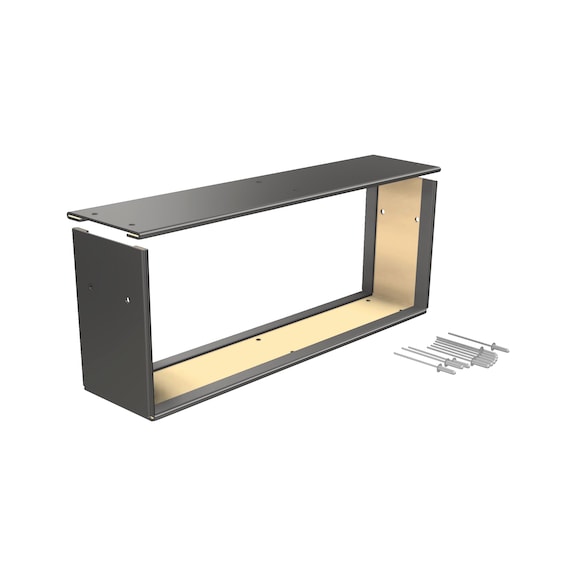Verbindungselement-Set I30 / I60 / I90 / I120 zu verarbeiten im System E4 - VERBELEM-BS-(F.BSKNL-I)-80X50MM