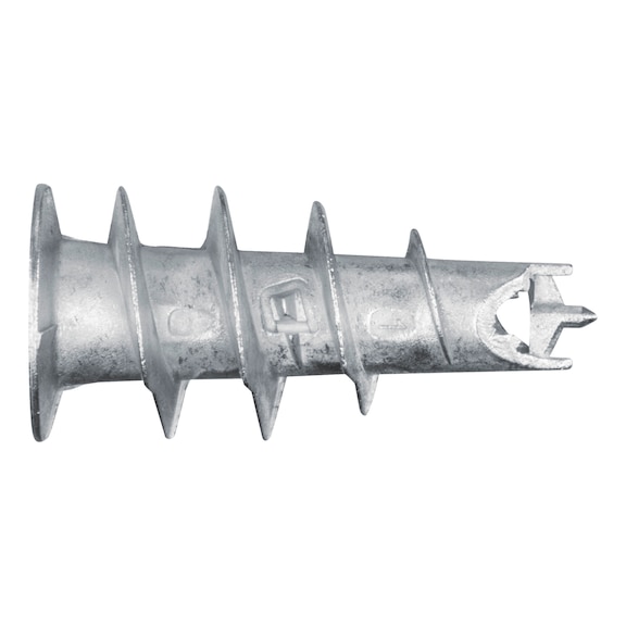 SHARK AIR plasterboard anchor made from die-cast zinc - PLSTBRDPLG-(SHARK AIR)-ZD-14,5X33
