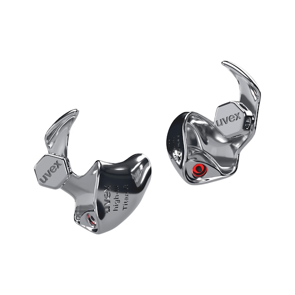Hearing protection, reusable uvex otoplastic high-fit flex 6170