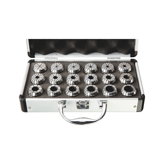 Precision collet set ER32 5 &micro;m, ISO 15488, DIN 6499 - PRECCOLLET-SET-ER32