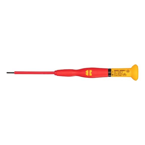 VDE-Feinmechanikerschraubendreher L&auml;ngsschlitz - SHRDRH-VDE-SZ-0,3X1,8X60