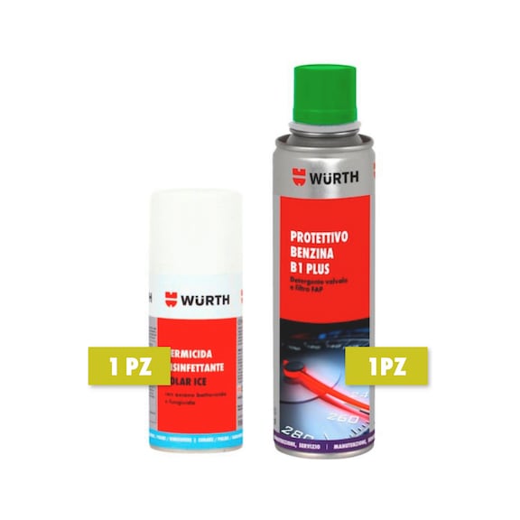 Kit trattamento abitacolo e motore benzina