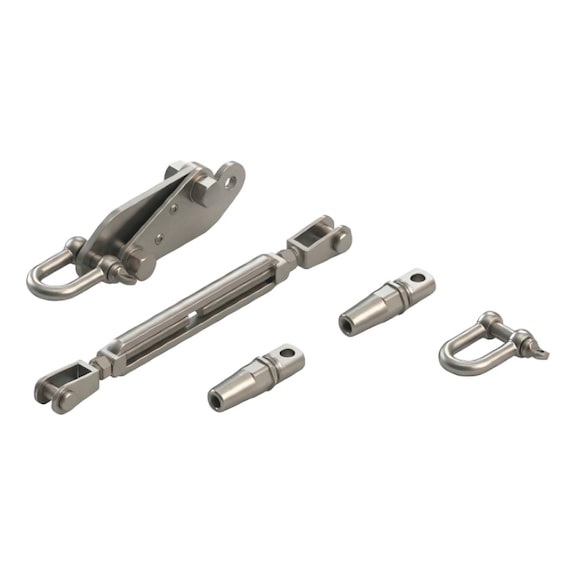 Kit intestatura fune con riduttore di tensione WLAKIT-IR - 1