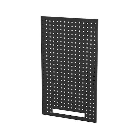 Perforated wall for energy modules CRAFT - WL-PRFRTDPLT-CUTOUT-580MM-RAL9005