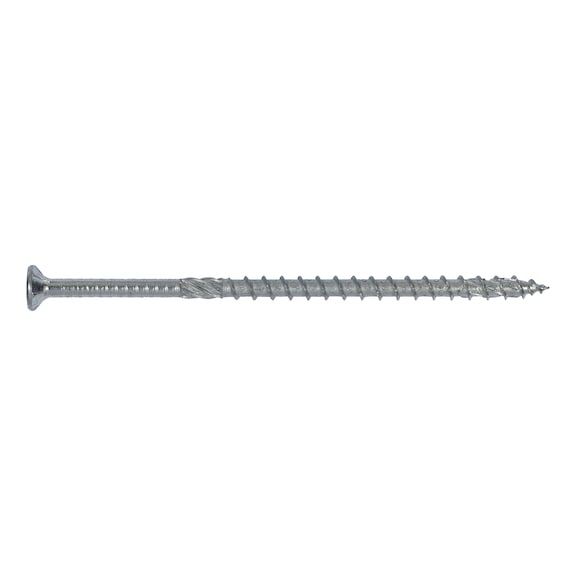 W&Uuml;TOX steel zinc plated wood screw, PT, TX countersunk milling head