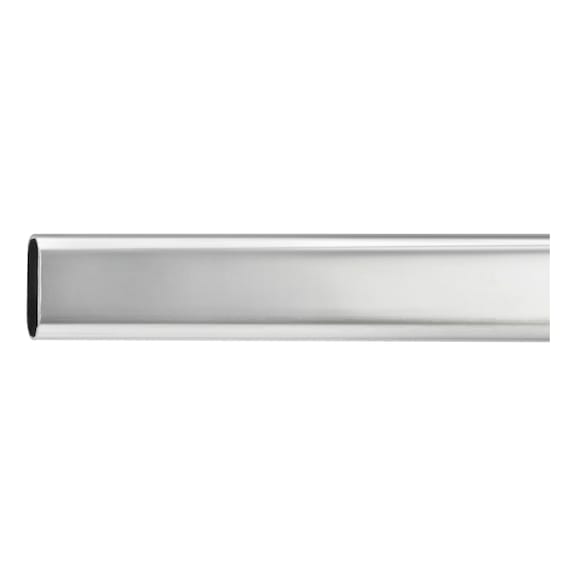 Oval cupboard railing - WDROBRL-ST-OVAL-(NI)-2500MM