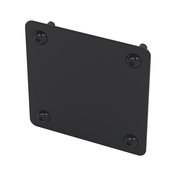 Blind cap for energy cabinet CRAFT - BLICAP-80MM-RAL9005-CRAFT